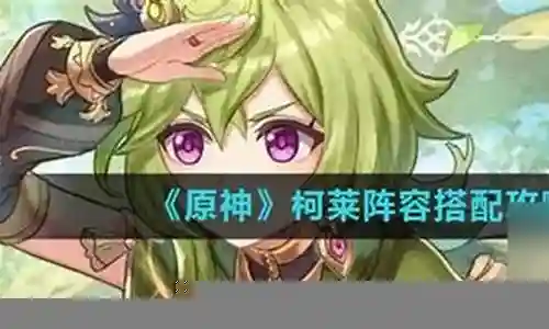 温迪柯莱阵容搭配插图