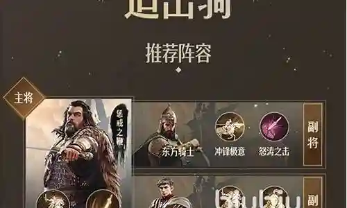 帝国重返前期阵容搭配图插图