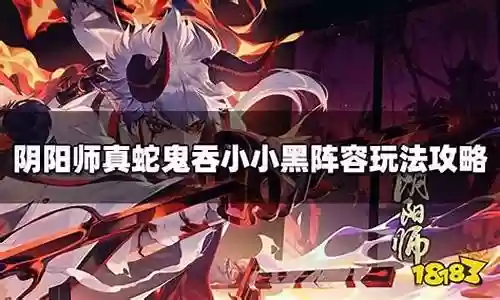 小小黑万能阵容插图