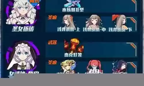 崩3勿忘阵容插图