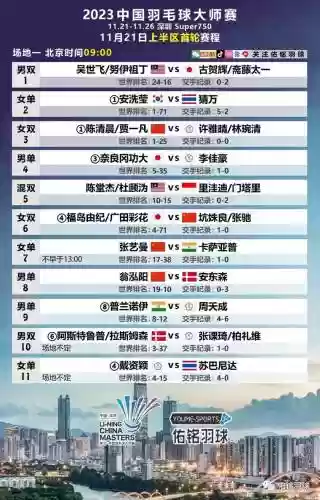 中国羽球阵容插图1