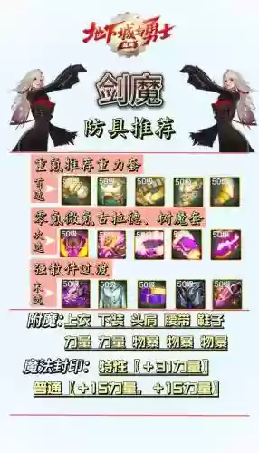 剑魔平民装备搭配插图1