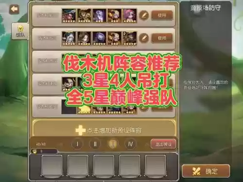 伐木机阵容插图