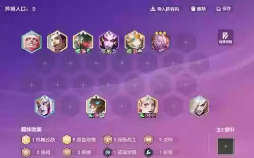 玫红阵容插图