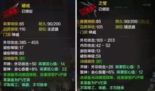 天涯明月刀装备附是什么意思插图