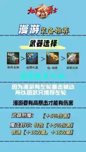 漫游平民毕业装备选择插图