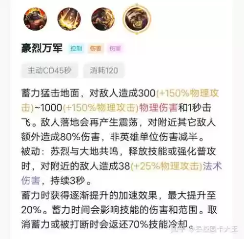 苏烈应该配什么技能插图1