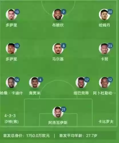 沙特上场阵容_1插图