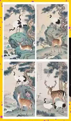 花鸟鹿阵容插图