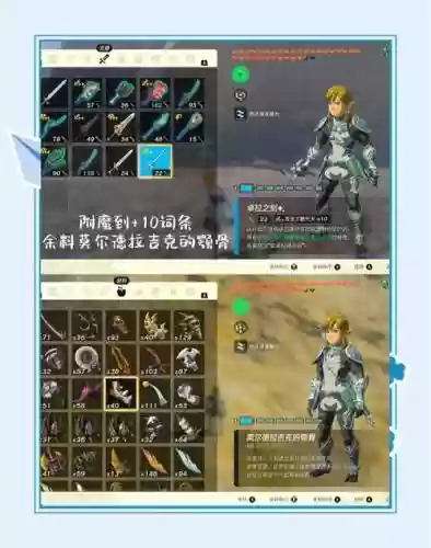 塞尔达传说后期武器选择插图