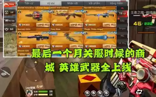 cf越南服武器价格，穿越火线越南服武器插图