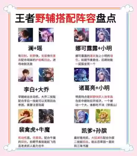 野区最新阵容搭配，野区对应什么插图1