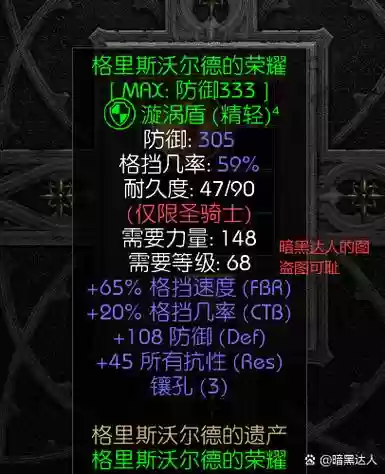 暗黑破坏神3圣骑士装备效果插图1