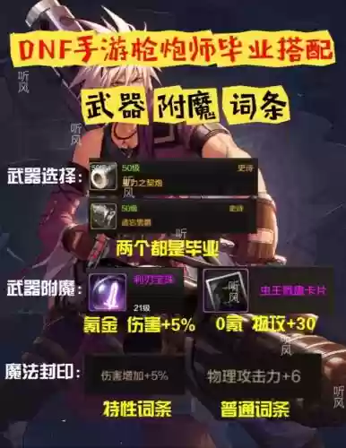 86dnf女枪装备选择，86版本女枪炮毕业装备