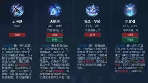 荣耀最新英雄云中君技能插图
