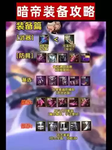 暗帝带什么85ss武器，暗帝什么武器毕业插图1
