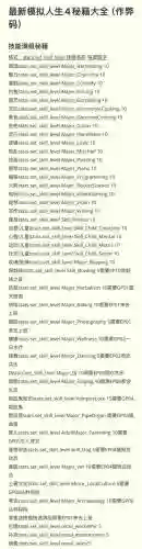 模拟人生4技能作弊码，模拟人生4全秘籍作弊码一览及修改方法汇插图