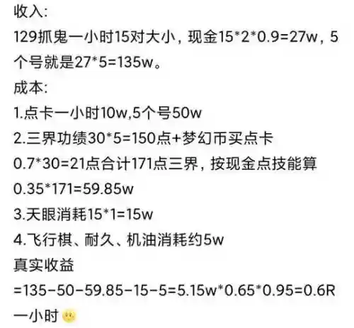 梦幻西游五个月光抓鬼，梦幻西游抓鬼一个月能赚多少钱插图