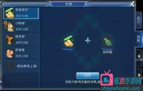 倩女灵兽重新打技能，倩女灵兽性格可以改吗插图