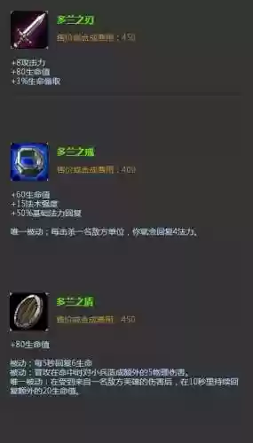 多兰棍有这装备吗,多兰剑能合成什么装备插图 多兰棍有这装备吗,多兰剑能合成什么装备插图